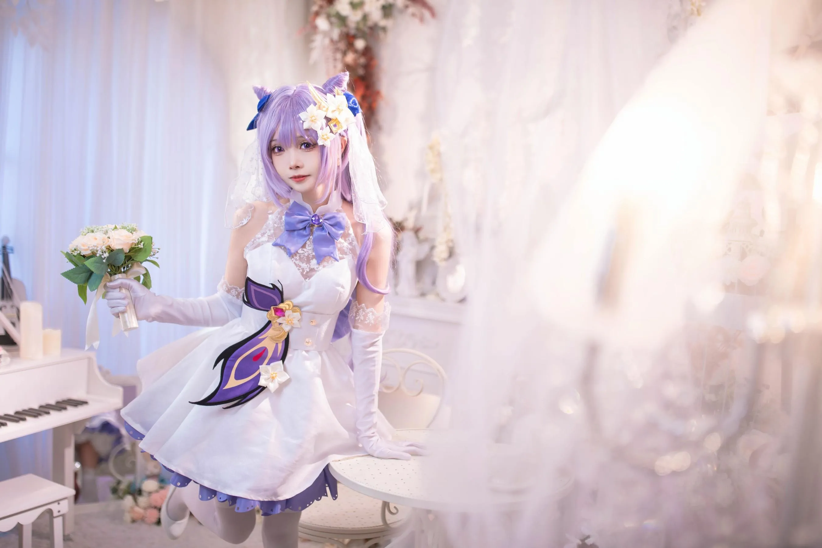 艾西aiwest – NO.02 刻晴花嫁 [40P]插图8